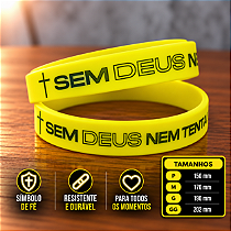 SEM DEUS NEM TENTA - AMARELA COM VERDE