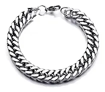 Pulseira Masculina Larga Grumet 9mm Largura Aço Inox 316l