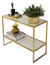 Mesinha Lateral com Duas Prateleiras