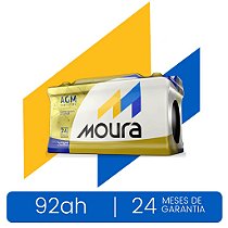 BATERIA MOURA 92QD AGM JAGUAR,BMW,AUDI Q5,R8 STARTSTOP BASE DE TROCA