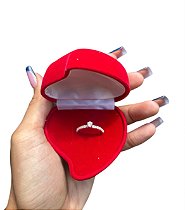 Anel Solitário Cravejado Mod 4 em Prata 925