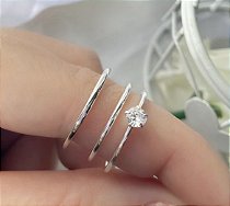 Par Aliança Cherry 1,5 mm Minimalista com Brinde