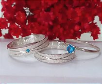 Par Aliança Brilho Intenso 4mm com Brinde