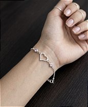 Pulseira Love em Prata 925