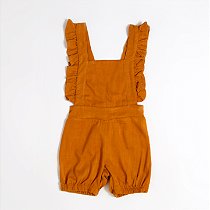 Jardineira Curta Damasco