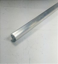 Tubo Redondo aluminio 1/2" x 1,00mm = 12,70mm X 1,00mm