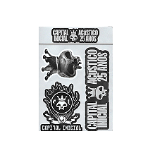 CARTELA DE ADESIVOS CAPITAL INICIAL TA25