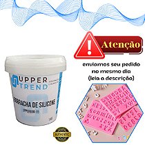 KIT com 3 KG Borracha De Silicone AZUL Alta Flexibilidade para Moldes Com Catalisador 3,090 Kg