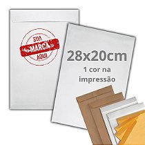 500 Envelopes 28x20cm, impressão frente 1 cor