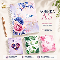 Agenda Personalizada | A5 | Floral