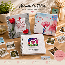 Álbum de Fotos Personalizado 15x15cm