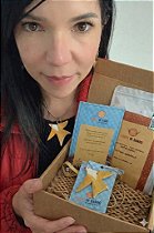 Kit Mães Joanas | Colar Cerâmica Pássaro + Café