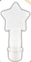 20 unidades Tubete Estrela 50 ml Cristal com tampa