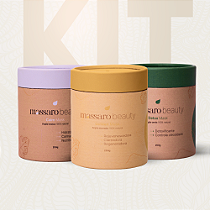 KIT DE ARGILAS - DOURADA, VERDE E BRANCA