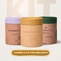 KIT DE ARGILAS - DOURADA, VERDE E BRANCA