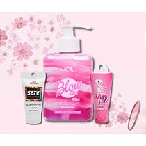 Combo Sabor & Sensação Hot Flowers - Kit com Blow Girl, Sete Sensações e Xana Loka