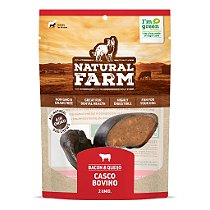 Petisco P/ Cães Casco Bovino Recheio Bacon E Queijo C/2 Unid