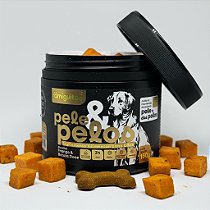 Suplemento Para Pelos e pele Cães Amiguitos 150g Anti Quedas Pelo Frango e Batata Doce