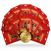 Kit 15un Bifinhos Amiguitos Frango 60g Super Premium Cães