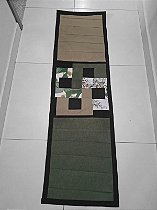 Passadeira Patchwork – Tons de Marrom e Verde