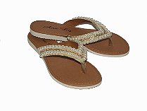 Chinelo de perolas