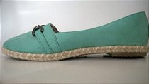 Alpargata  verde água