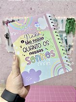 Planner Duplo Diário A5 2026 com Bloco de Notas Post-it