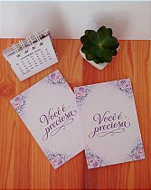 Kit 10 Bloquinhos de Anotações Personalizado Brinde Dia das Mulheres