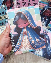 Caderno A5 Personalizado Capa Dura Nossa Senhora