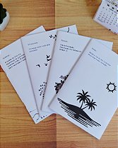 Kit Refil 4 Brochuras Caderno Midori A5 Personalizado