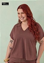 CONJUNTO BERMUDA E BLUSA CONFY