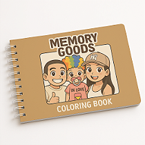 MEMORY GOODS - CAPA DURA 20 FOLHAS COM SUAS FOTOS