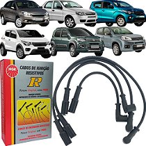 Cabo de Vela SC-T64 NGK Fiat Uno Palio Grand Siena Punto 1.4 8v Flex EVO (4 Cabos)