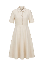 Vestido Louise Off White