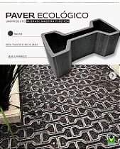 Kit Paver Ecológico 250mmx120mm In Brasil Madeira Plástica