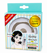 Ring Light Selfie XJ-01 para Celular – Iluminação LED Portátil