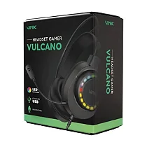 HEADSET GAMER VULCANO LED RAINBOW USB MICROFONEN VINIK