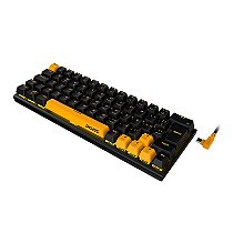 TECLADO MECANICO 60% PCYES KUROMORI - VOYAGER EDITION - SWITCH RED - KMVY60RD