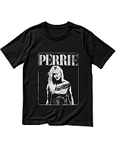 Camiseta Perrie Preto e Branco Perrie Edwards Fanmade O Culto do Pop