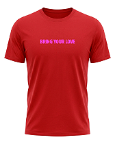 Camiseta Bring Your Love Frente e Verso Madonna Sabrina Carpenter Fanmade O Culto do Pop