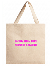 Ecobag Bring Your Love Madonna Sabrina Carpenter Fanmade O Culto Do Pop