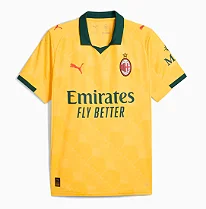 Camisa AC Milan III 25/26 - Torcedor Masculina - Amarela