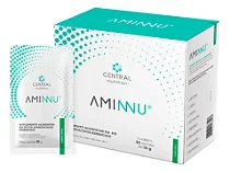 Aminnu Tradicional - 10g 30 Sachês - Central Nutrition - Sabor LIMÃO