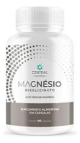 Magnesio Bisglicinato Suplemento Central Nutrition 90 Capsulas Sem Sabor