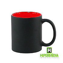 Caneca Magica Fosca Interior Vermelha 325ML