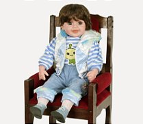 Boneca Importada Little Children 601Q menino