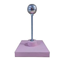 Apoio de Montagem cor Rosa Esfera de 3,5cm