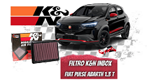 FILTRO K&N INBOX FIAT PULSE ABARTH 1.3 T 2021 EM DIANTE | FIAT FASTBACK 1.3 T 2022 EM DIANTE  | TORO 1.3 T 2021 EM DIANTE REF. 33-5101