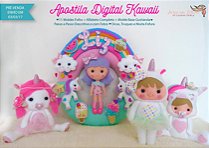 Apostila Digital Unicórnios Kawaii - Artes em Feltros