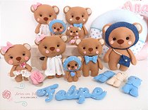 Apostila Digital Família Urso - Artes em Feltros {Ideal para Iniciantes}